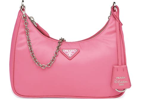 prada sac rose|Prada bag re edition.